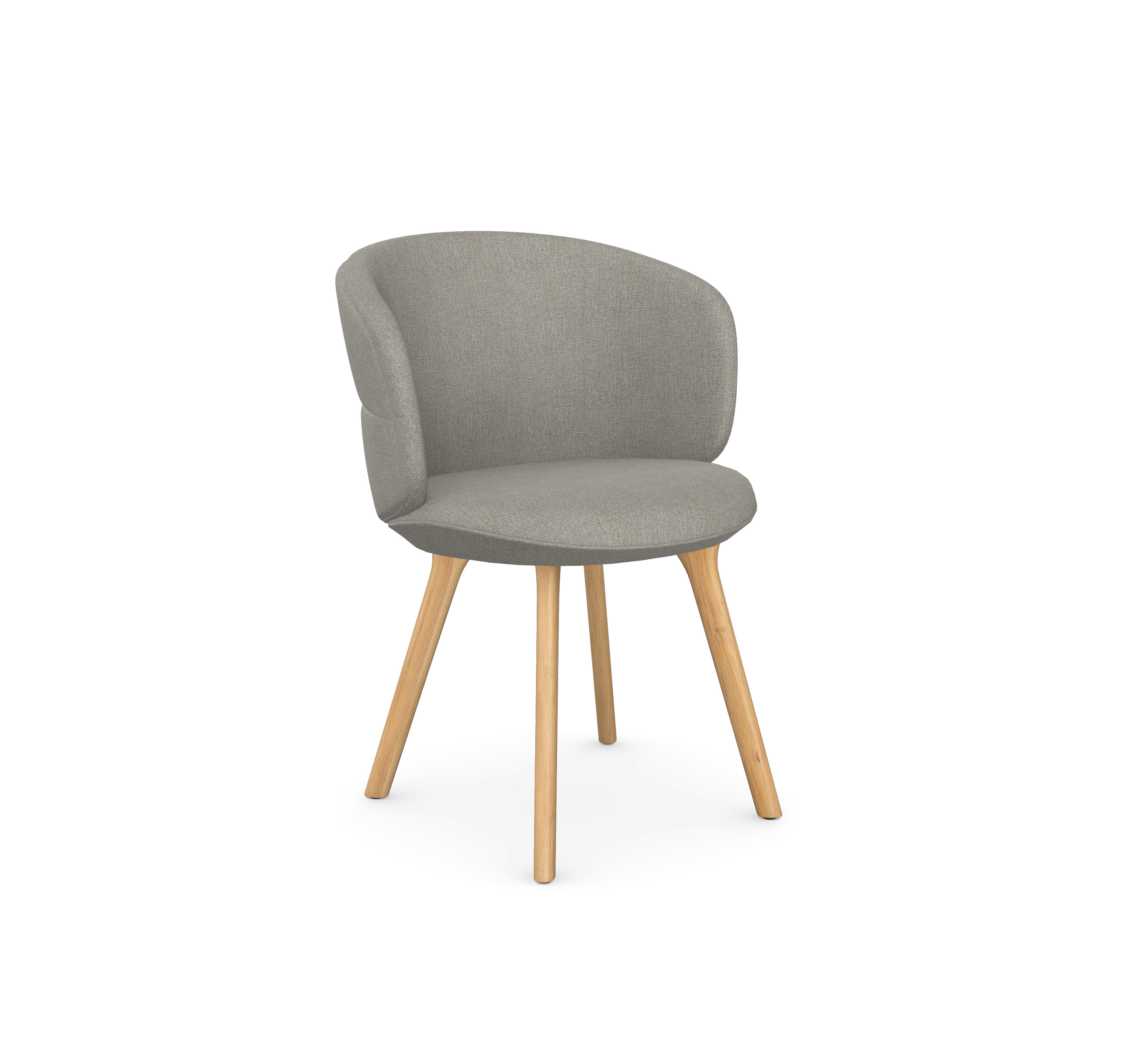 Ekori Lounge Chair - Wooden Legs 1 Ekori Lounge Chair - Wooden Legs