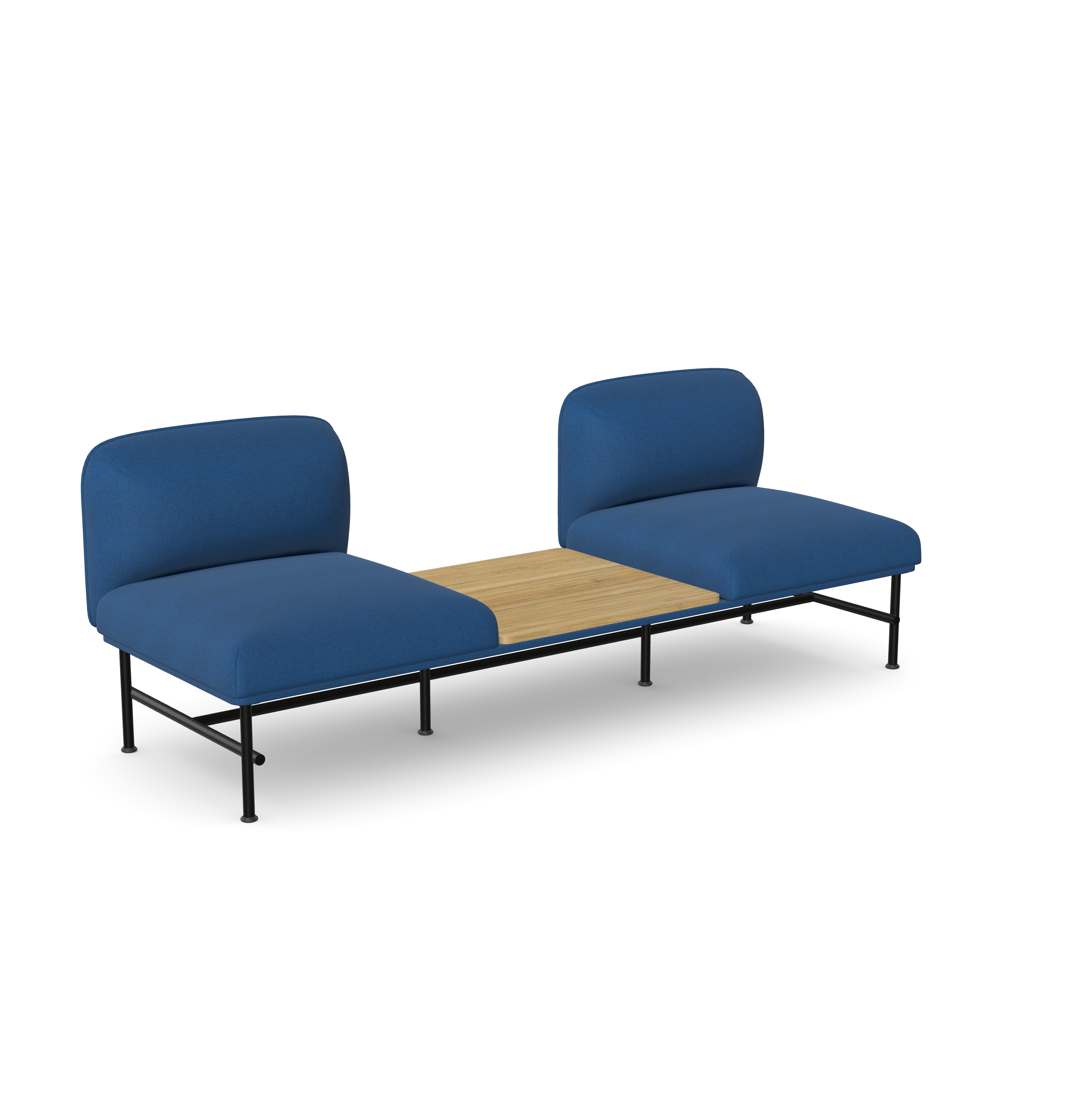 Nebula 2-Seater Lounge Chair with Centred Lacquered Table 1 Nebula 2-Seater Lounge Chair with Centred Lacquered Table