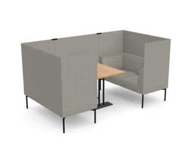 Sona 2 Seater Set with Upholstery Wall 2
