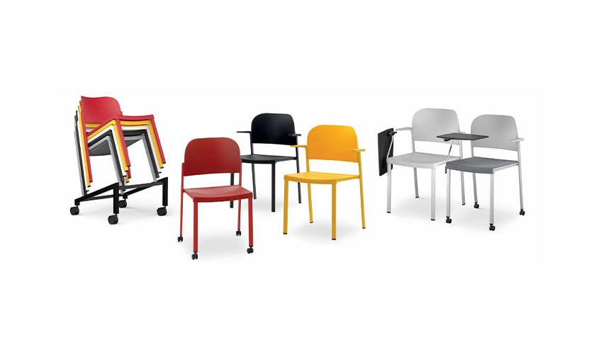 ROMY Modern Eco-Friendly Chairs for Outdoors and Indoors. Fully Recyclable. 5 Romy polypropylene chairs