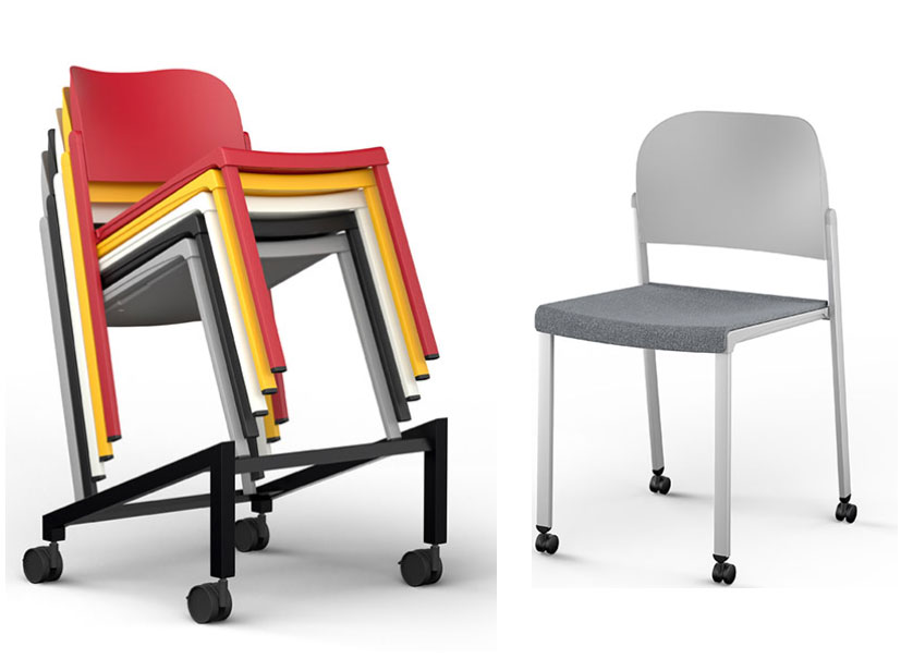 ROMY Modern Eco-Friendly Chairs for Outdoors and Indoors. Fully Recyclable. 1 Romy polypropylene chairs