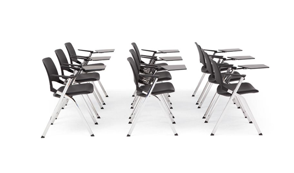 EMI - Multipurpose Chairs, with or without Castors 4 Emi Flip Top Training Room Tables