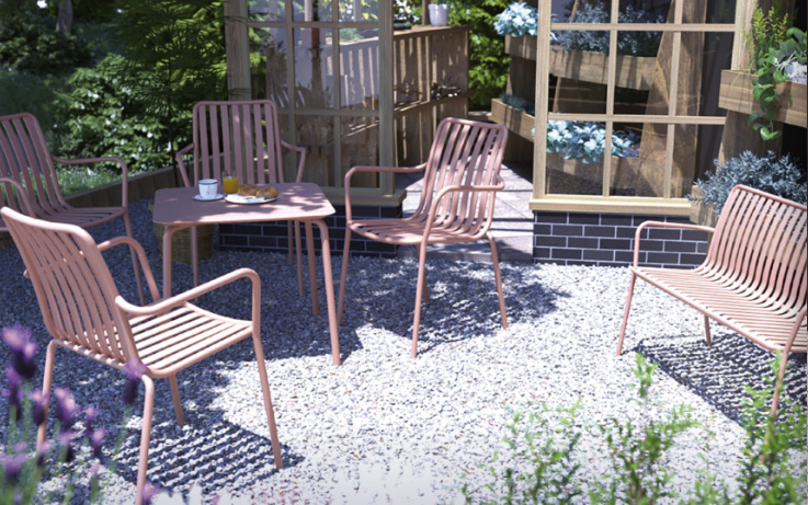BREEZE 2 Seater Armchair, Durable Tubular Frame, Stylish Design 5 breeze outdoor furniture
