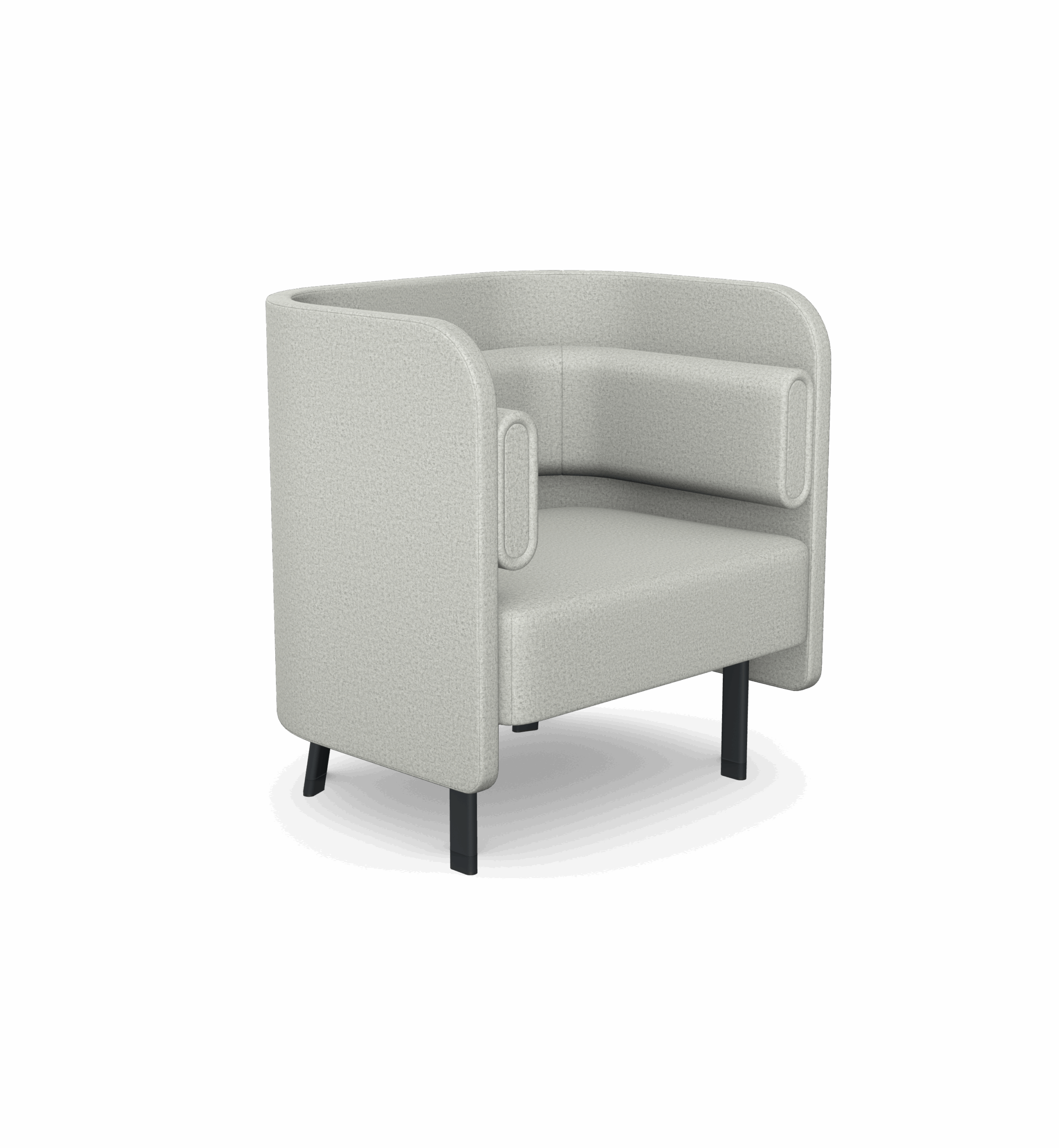 Frame Soft Seating Armchair with Covered Back FM 312 LB 1 Frame Soft Seating Armchair with Covered Back FM 312 LB
