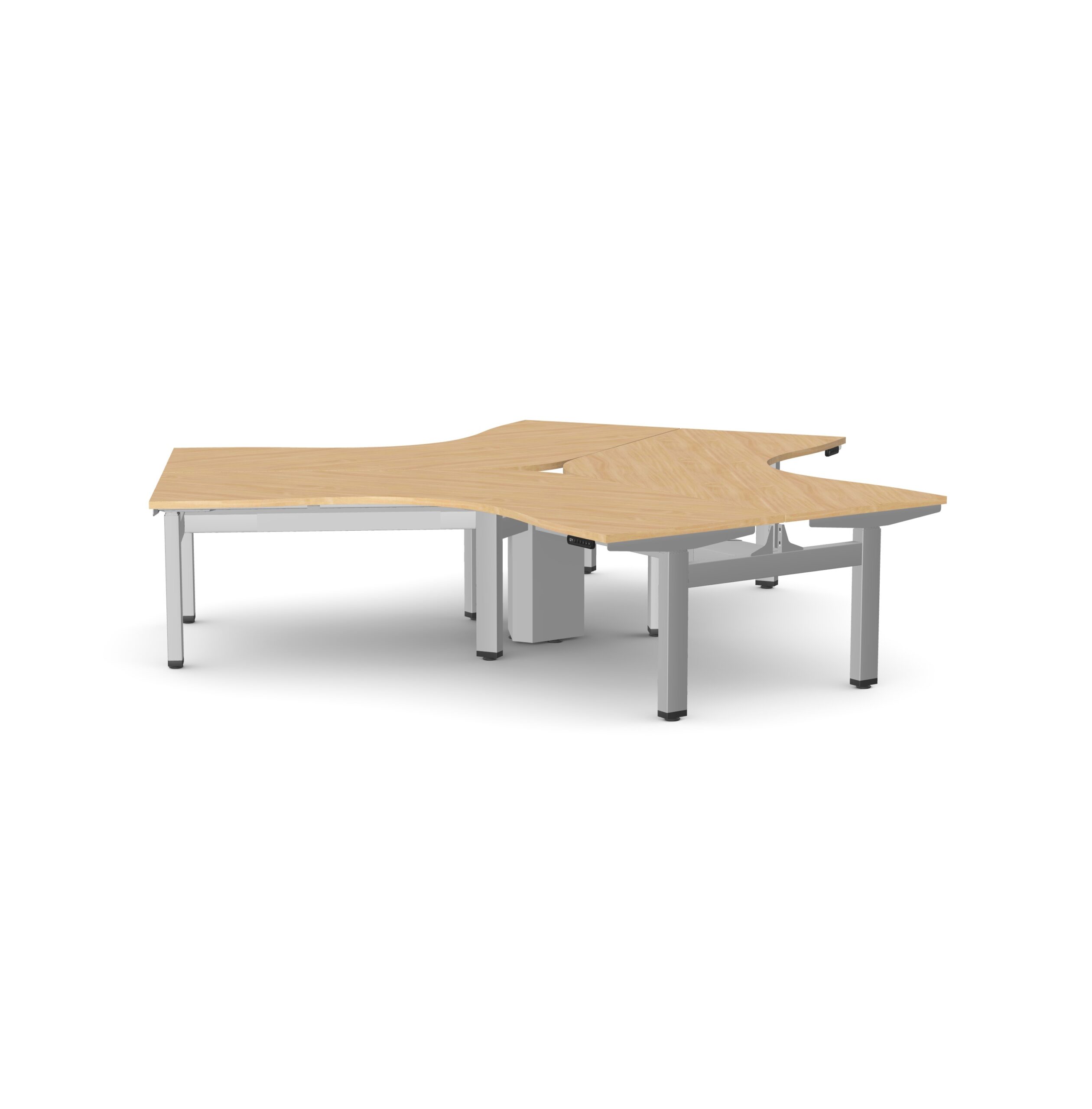 Leap 3 Person Height Adjustable Workstation 1 Leap 3 Person Height Adjustable Workstation