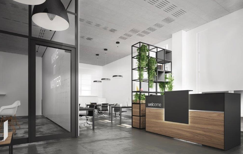 NIVERO Reception Desk, Functionality with Modern Design 3 Nivero-Reception Desk