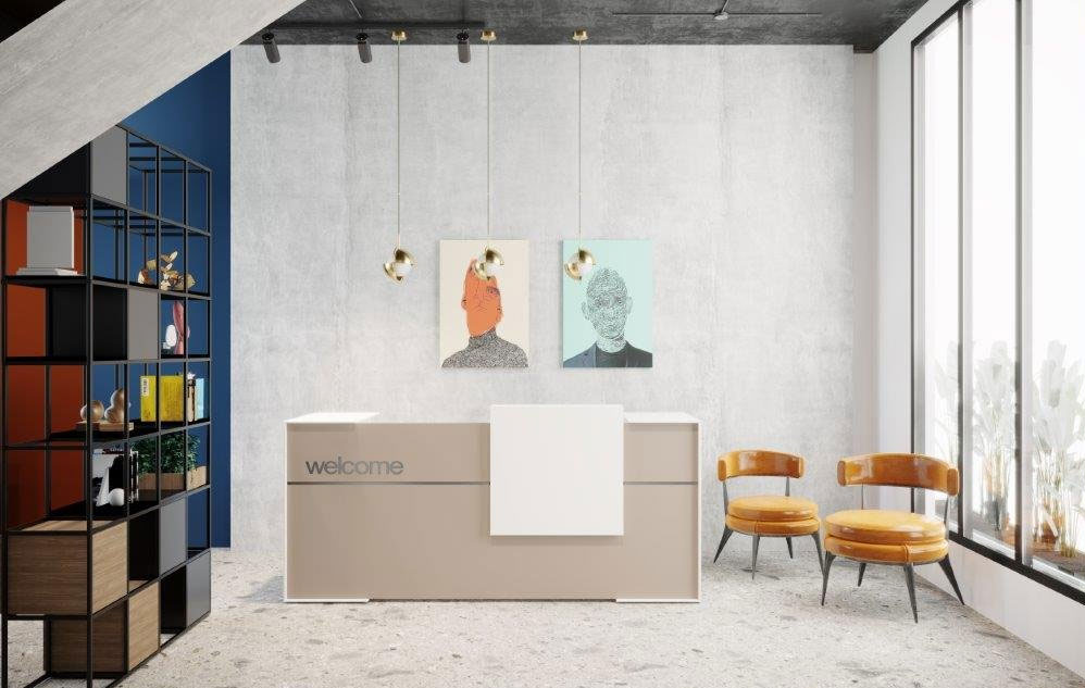 NIVERO Reception Desk, Functionality with Modern Design 4 Nivero-Reception Desk