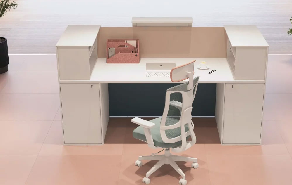 NIVERO Reception Desk, Functionality with Modern Design 5 Nivero-Reception Desk