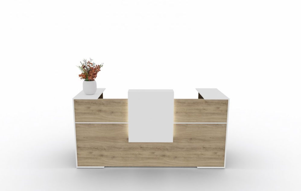 NIVERO Reception Desk, Functionality with Modern Design 6 Nivero-Reception Desk