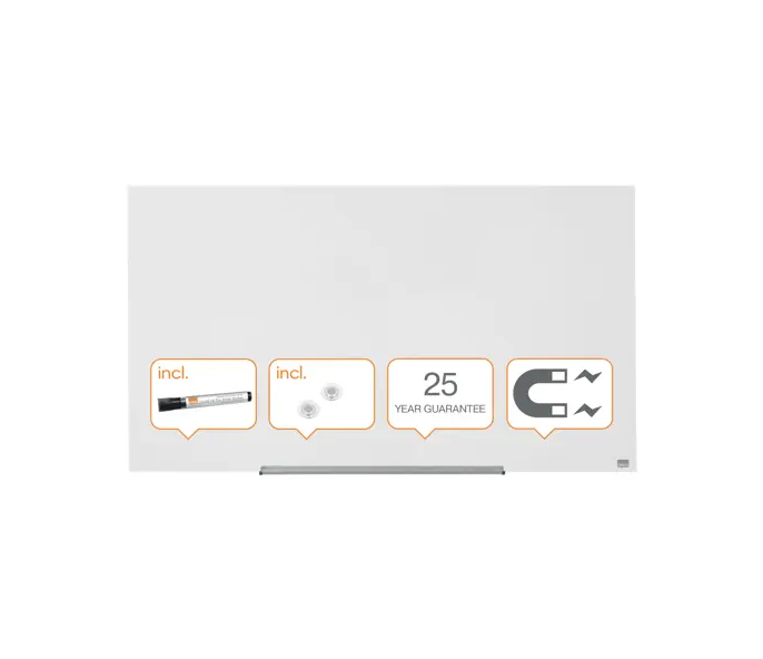 Nobo Impression Pro Glass Magnetic Whiteboard 2 Nobo Glass Magnetic Whiteboard