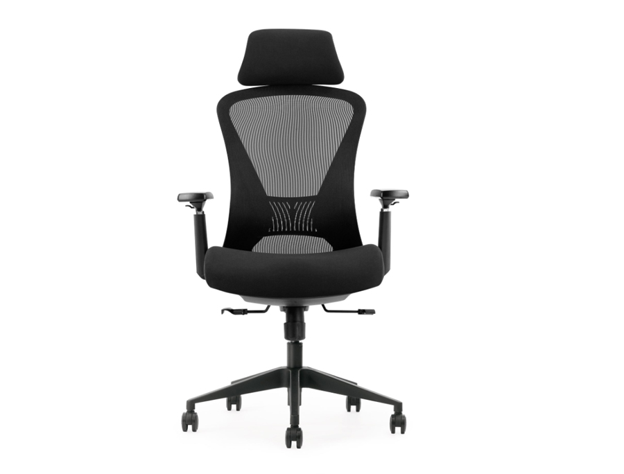 BARIUM - Ergonomic Office Chair. Unique 8-Shaped Mesh Backrest for Adaptive Support. 4 Barium Ergonomic Mesh Office Chair. 8-Shaped Backrest Structure