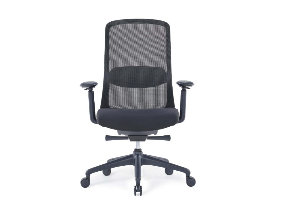 BRASS – Ergonomic Office Chair. No Headrest. Multiple Adjustable Features. 5 Brass Ergonomic Office Chair without Headrest