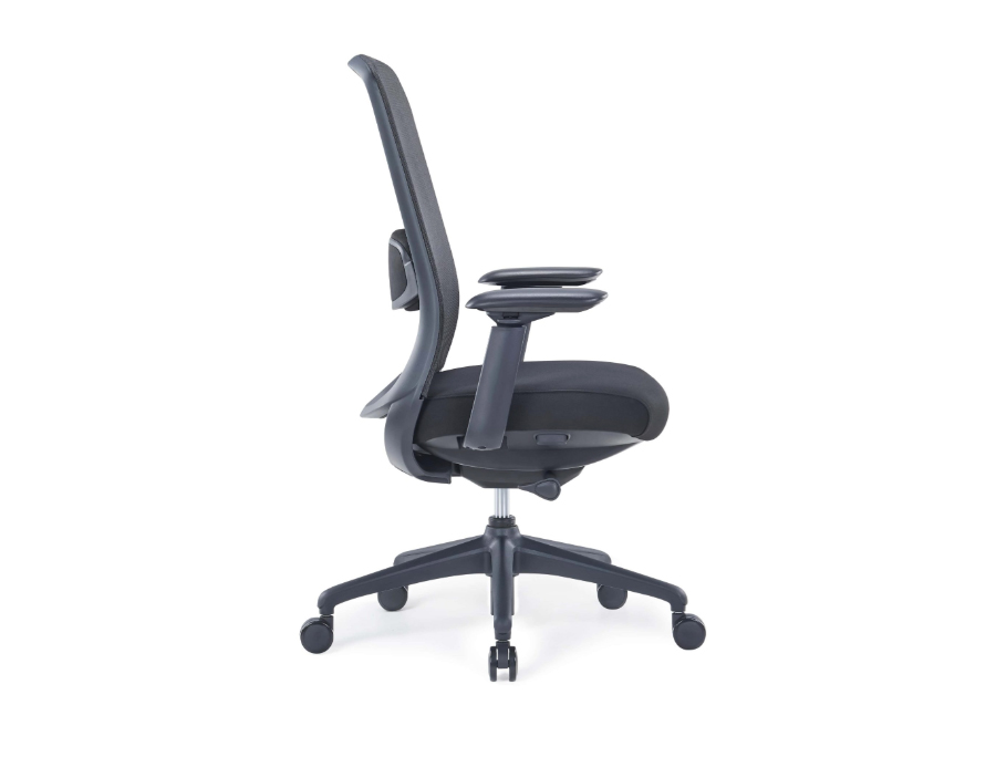 BRASS – Ergonomic Office Chair. No Headrest. Multiple Adjustable Features. 3 Brass Ergonomic Office Chair without Headrest