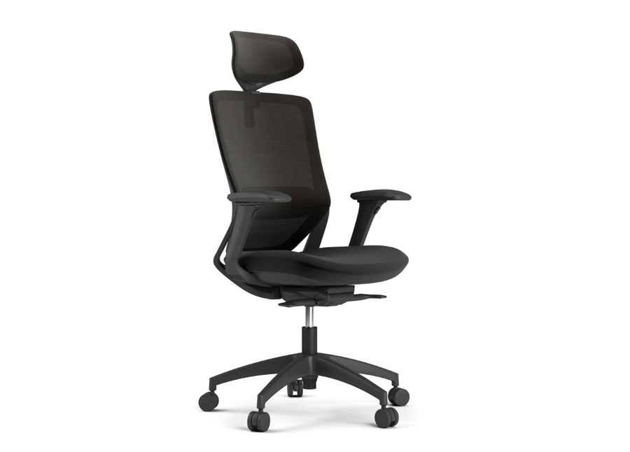 NICKEL - Task Operator Mesh Office Chair. Durable Load-Bearing Frame. 1 Nickel Task Operator Office Mesh Chair