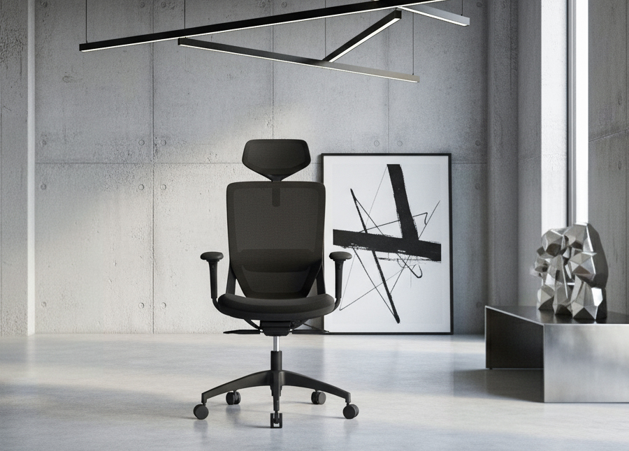 NICKEL - Task Operator Mesh Office Chair. Durable Load-Bearing Frame. 4 Nickel Task Operator Office Mesh Chair