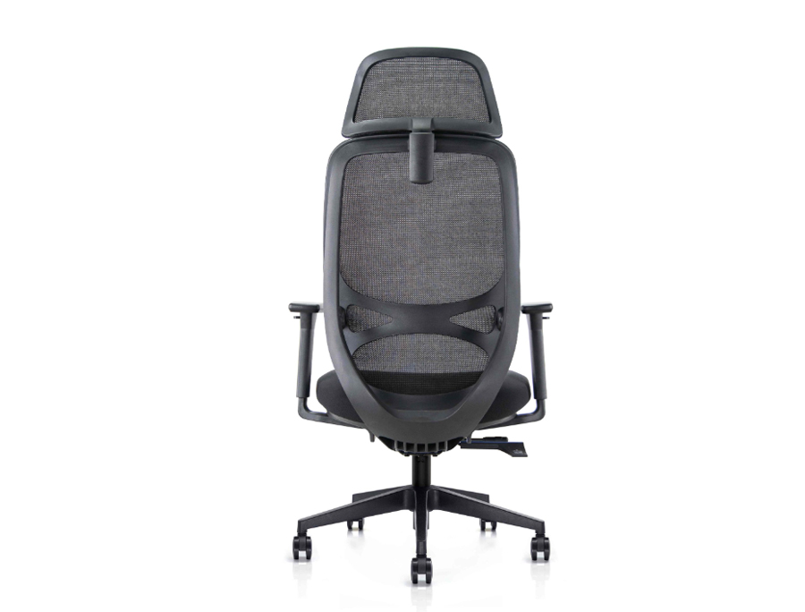 NOBRIUM - Ergonomic Office Chair. Double-backrest Design Adapting to Spine. Black. 3 Nobrium Ergonomic Mesh Office Chair. Double Backrest Structure.