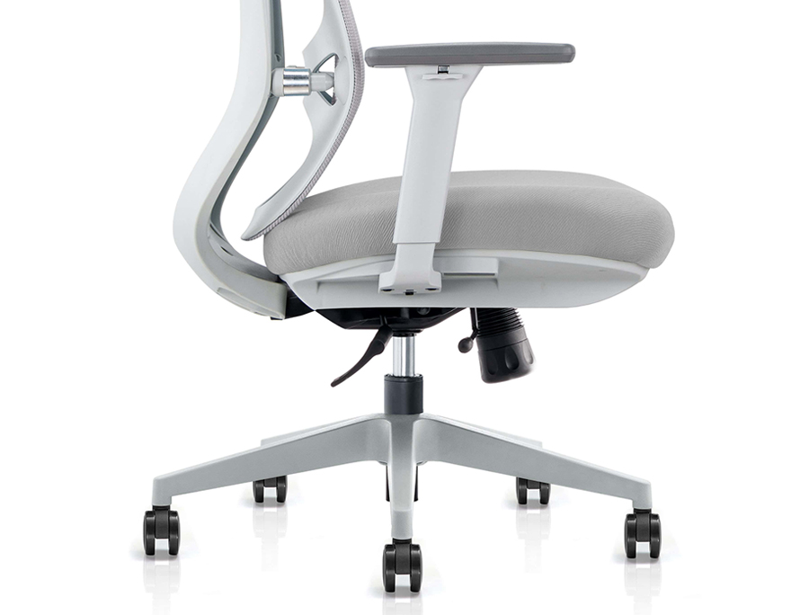 NOBRIUM - Ergonomic Office Chair. Double-backrest Design Adapting to Spine. Grey. 5 Nobrium Ergonomic Mesh Office Chair. Double Backrest Structure.