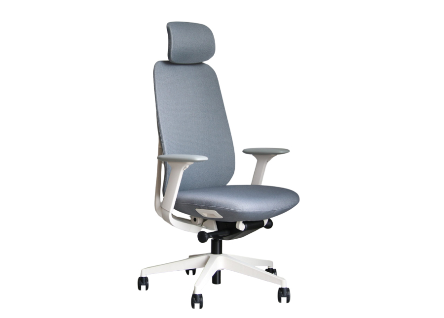ZINC – Task Operator Office Chair. Unique Aesthetics with Unparalleled Ergonomic. White Frame. 1 Zinc Task Operator Office Chair