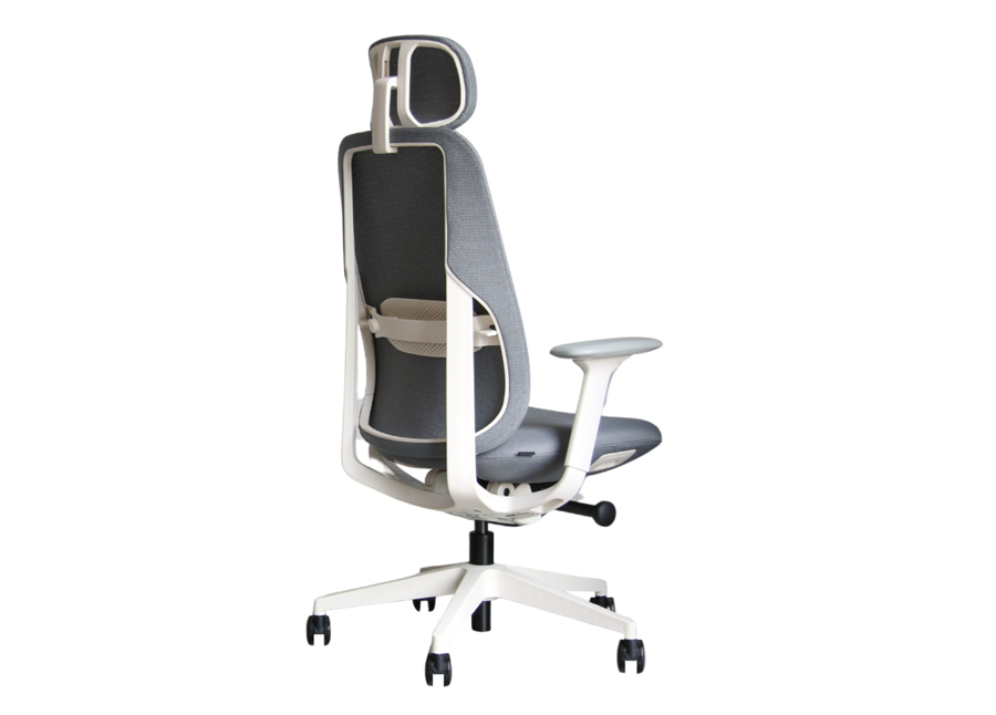 ZINC – Task Operator Office Chair. Unique Aesthetics with Unparalleled Ergonomic. White Frame. 3 Zinc Task Operator Office Chair
