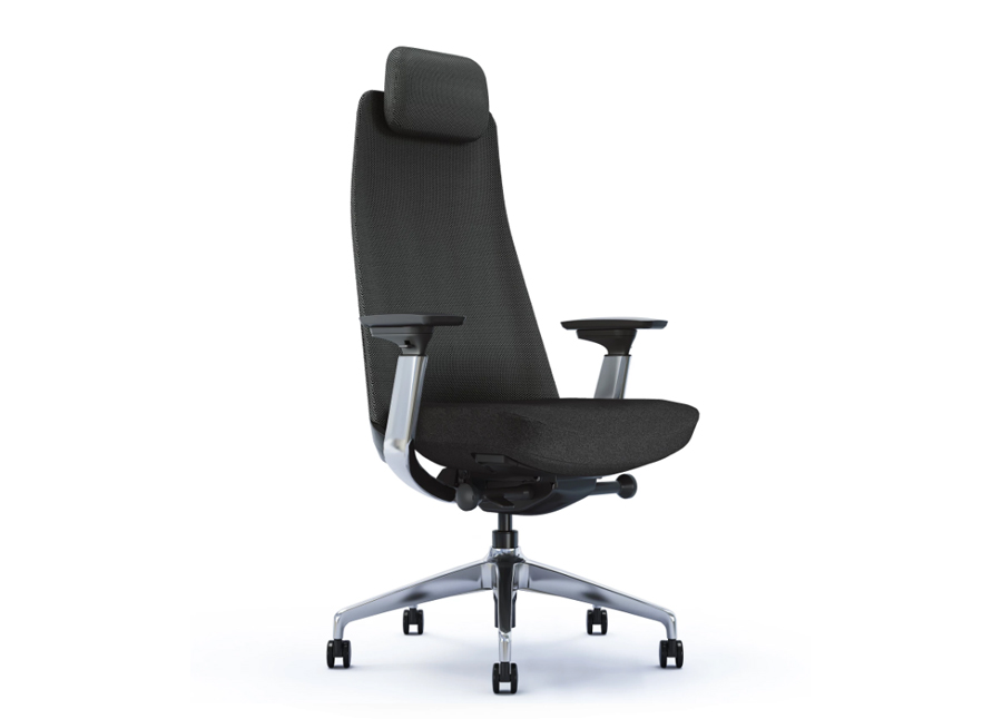 ALUMINUM - Executive Ergonomic Office Chair. Unique Design and Engineering Solutions. 1 Aluminum Executive Ergonomic Office Chair