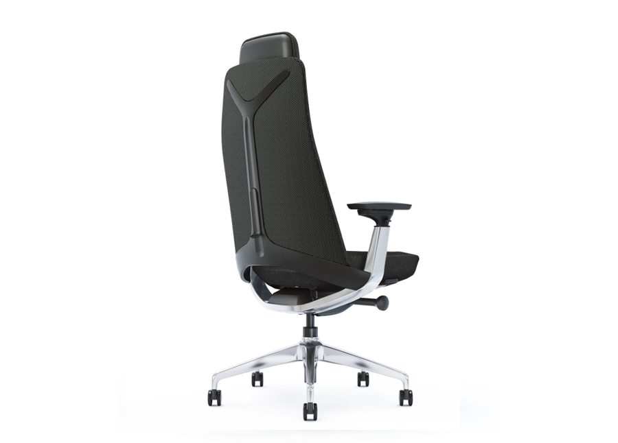 ALUMINUM - Executive Ergonomic Office Chair. Unique Design and Engineering Solutions. 6 Aluminum Executive Ergonomic Office Chair