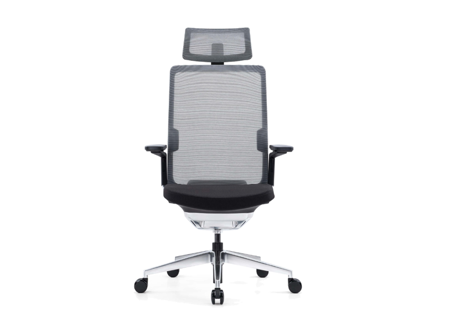 SILVER – Executive Ergonomic Office Chair. Sophisticated Appearance with High-End Ergonomic Engineering. 5 Silver Executive Ergonomic Mesh Office Chair