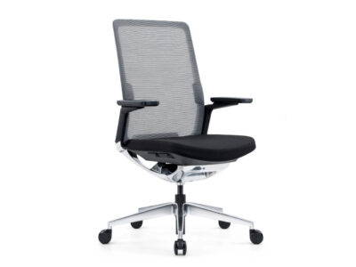 Silver Executive Ergonomic Mesh Office Chair