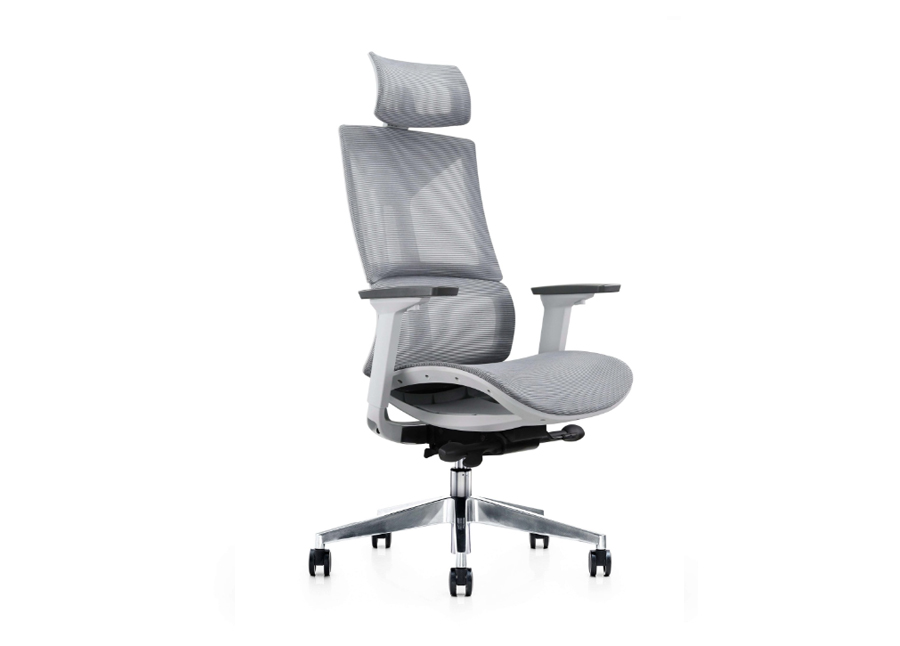 TIN FULL - Task Operator Mesh Office Chair. Advanced Comfort and Adaptability for Intensive Daily Use. Grey. 1 Tin Full Task Operator Ergonomic Mesh Office Chair