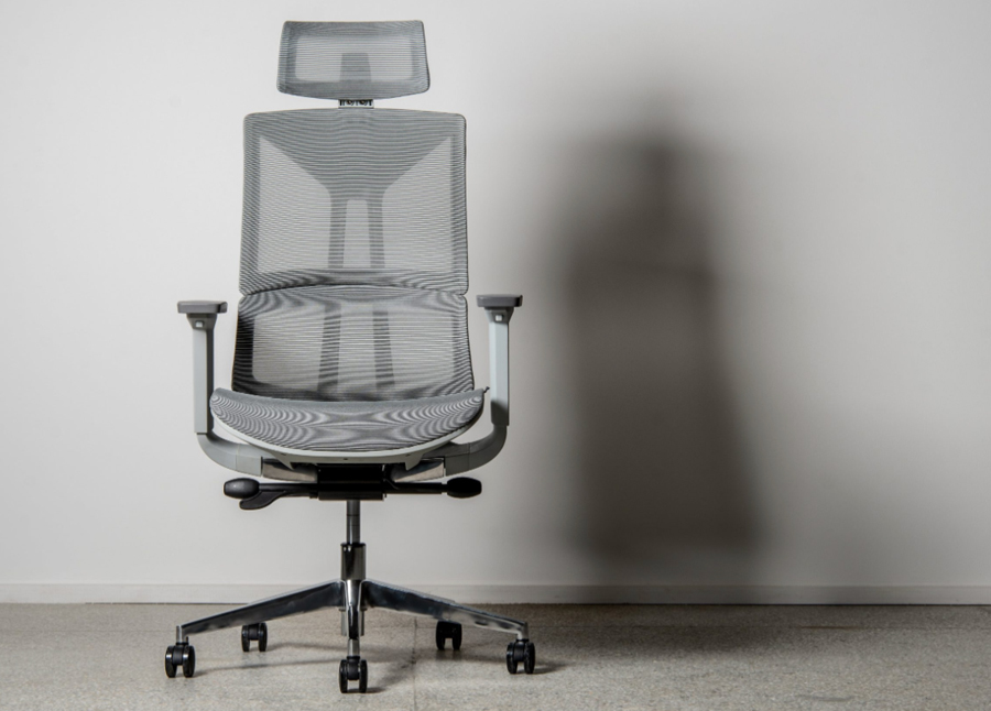TIN FULL - Task Operator Mesh Office Chair. Advanced Comfort and Adaptability for Intensive Daily Use. Grey. 3 Tin Full Task Operator Ergonomic Mesh Office Chair