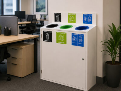Paragon Slimline Recycling Bin Station