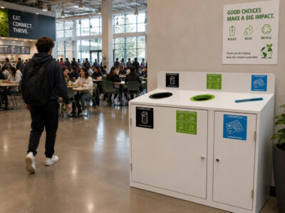 Paragon Tucana Recycling Bin Station