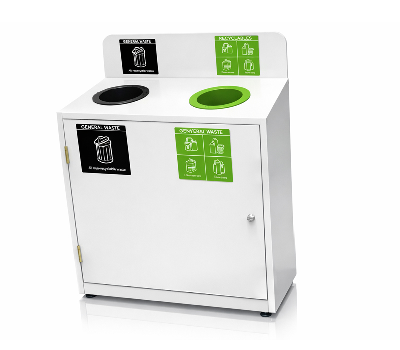TUCANA 2-WAY Recycling Station 2 Paragon Tucana Recycling Bin Station