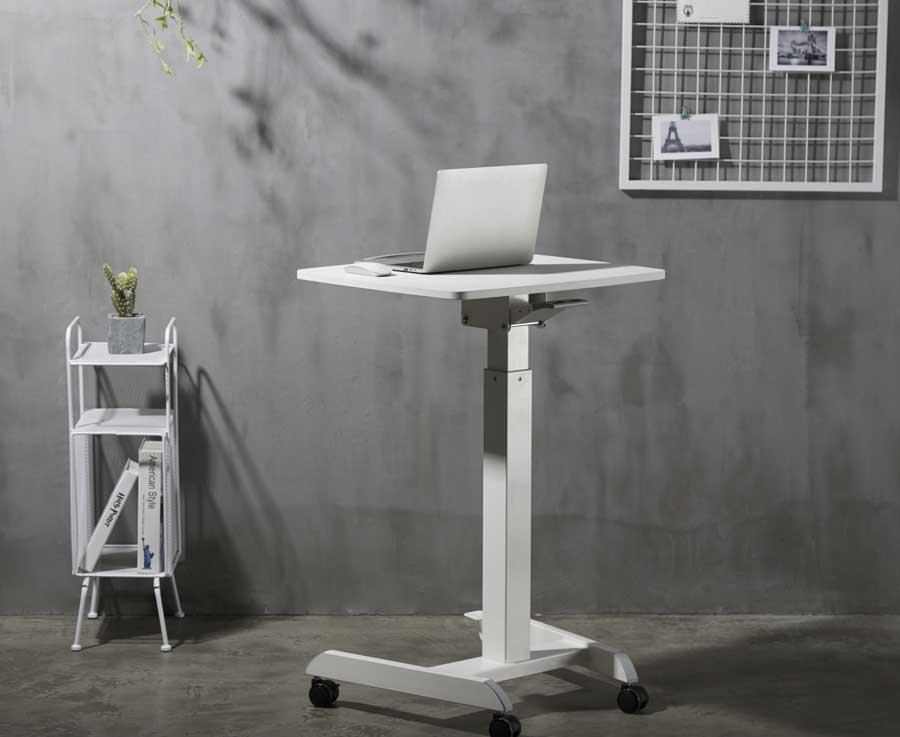AURA PLUS – Gas Sit-Stand Laptop Desk / Lectern, with Tilt Table-Top 1 Aura-Plus Lectern Laptop Tilting Desk