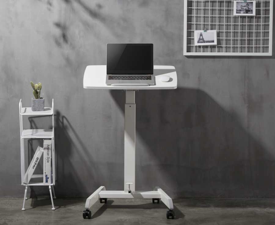 AURA PLUS – Gas Sit-Stand Laptop Desk / Lectern, with Tilt Table-Top 4 Aura-Plus Lectern Laptop Tilting Desk