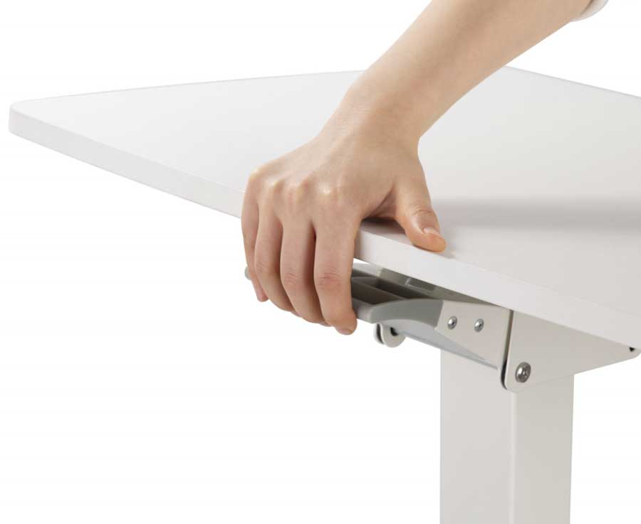 AURA PLUS – Gas Sit-Stand Laptop Desk / Lectern, with Tilt Table-Top 8 Aura-Plus Lectern Laptop Tilting Desk