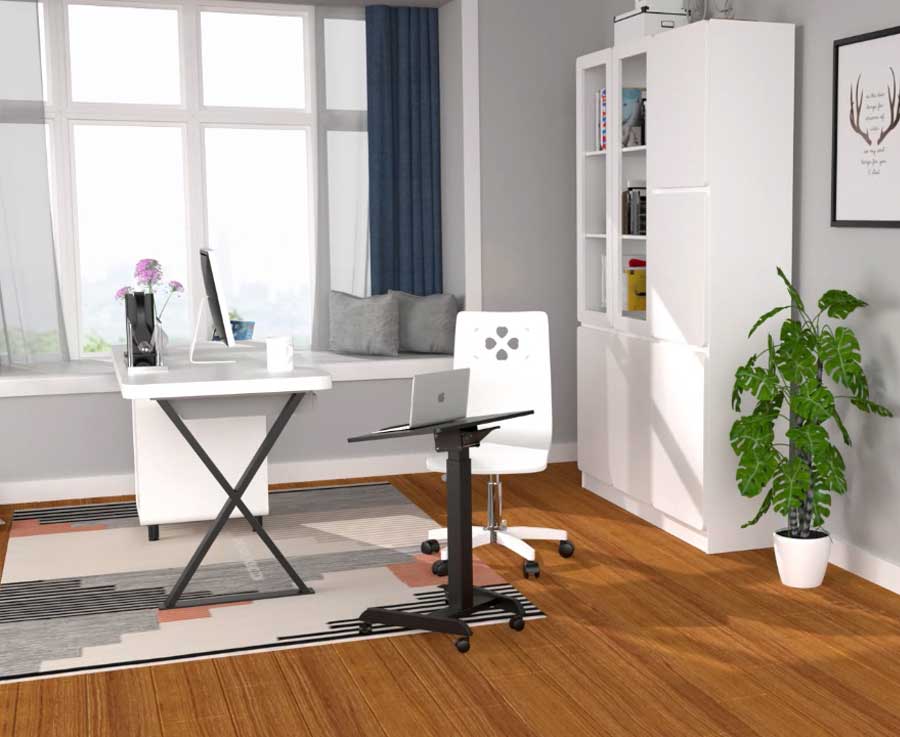 AURA PLUS – Gas Sit-Stand Laptop Desk / Lectern, with Tilt Table-Top 10 Aura-Plus Lectern Laptop Tilting Desk