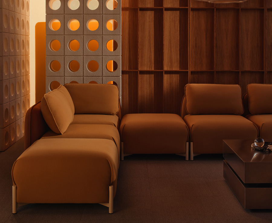 LINKA – Modular Sofa. Contemporary Style and Acoustic Comfort. 2 Linka-Modular-Sofa