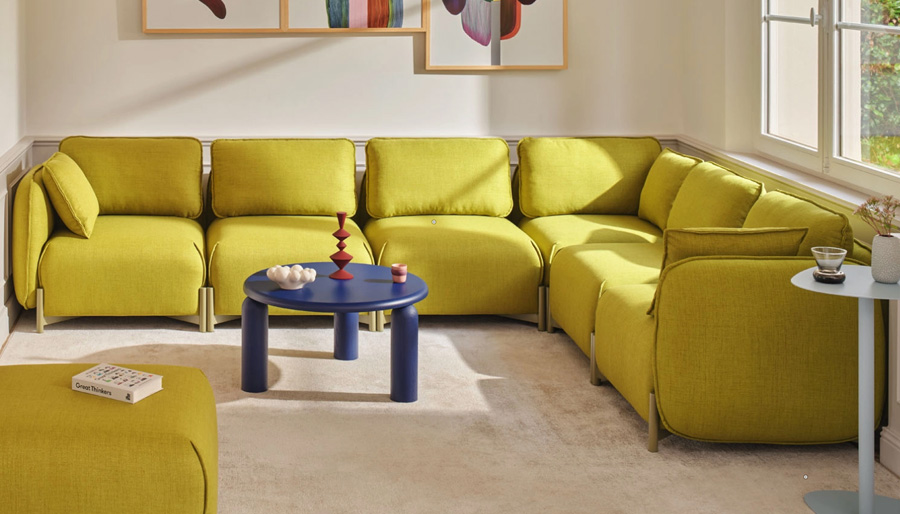 LINKA – Modular Sofa. Contemporary Style and Acoustic Comfort. 4 Linka-Modular-Sofa