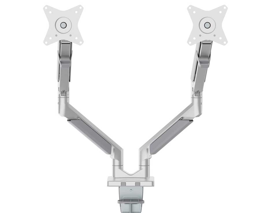 NOVARA – Dual Gas Monitor Arms. Premium Monitor Mounting Solution. 4 Novara Dual Gas Monitor Arm