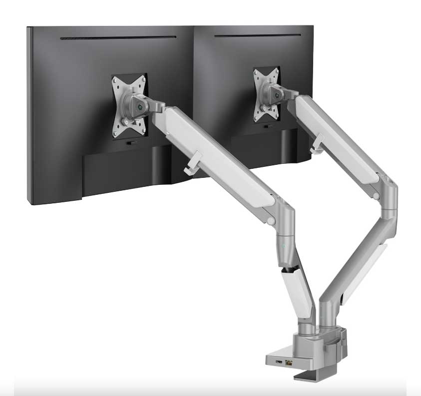 NOVARA PRO – Dual Gas Monitor Arms. Built‑in One‑Cable‑for‑All dock. 4 Novara Pro Dual Gas Monitor Arms