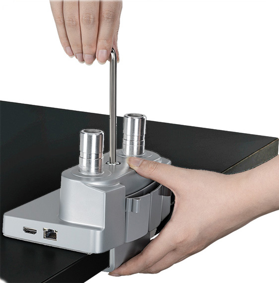 NOVARA PRO – Single Gas Monitor Arm. Built‑in One‑Cable‑for‑All dock. 4 Novara-Pro-Single Gas Monitor Arm