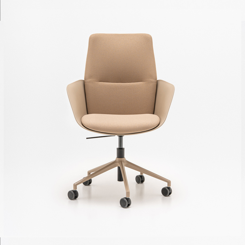 SENDA - Upholstered Meeting Swivel Chair with Height Adjustment 1 Senda-Upholstered-Meeting-Swivel-Chair