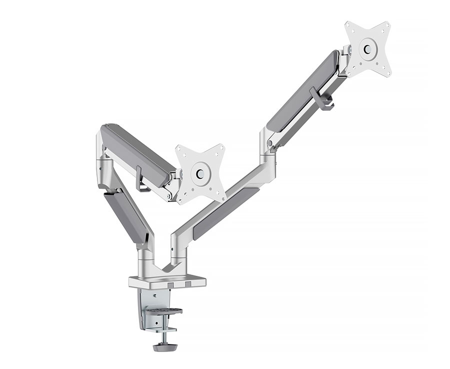 NOVARA – Dual Gas Monitor Arms. Premium Monitor Mounting Solution. 1 Novara-Gas-Monitor-Arms-Dual