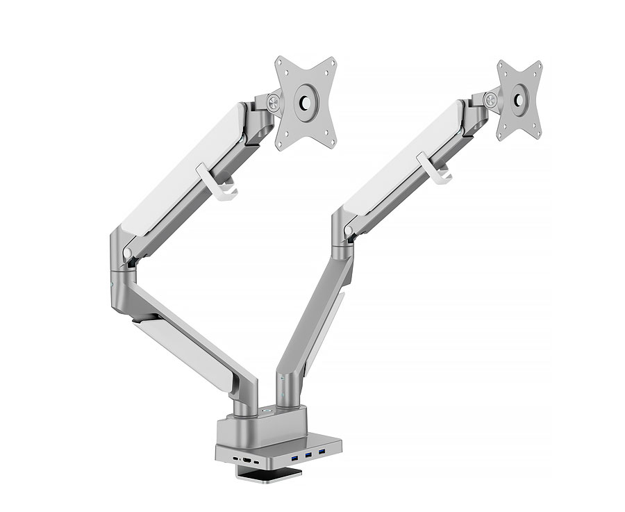 NOVARA PRO – Dual Gas Monitor Arms. Built‑in One‑Cable‑for‑All dock. 1 Novara Pro-Gas-Monitor-Arms-Dual