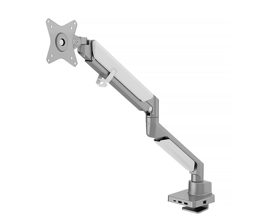 NOVARA PRO – Single Gas Monitor Arm. Built‑in One‑Cable‑for‑All dock. 1 Novara-Pro-Single Monitor Arm