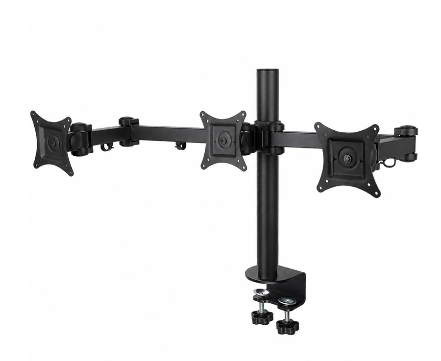 STRATA PRO - Advanced Monitor Arms. Supporting Three Monitors. 1 Strata-Triple-Monitor-Arms