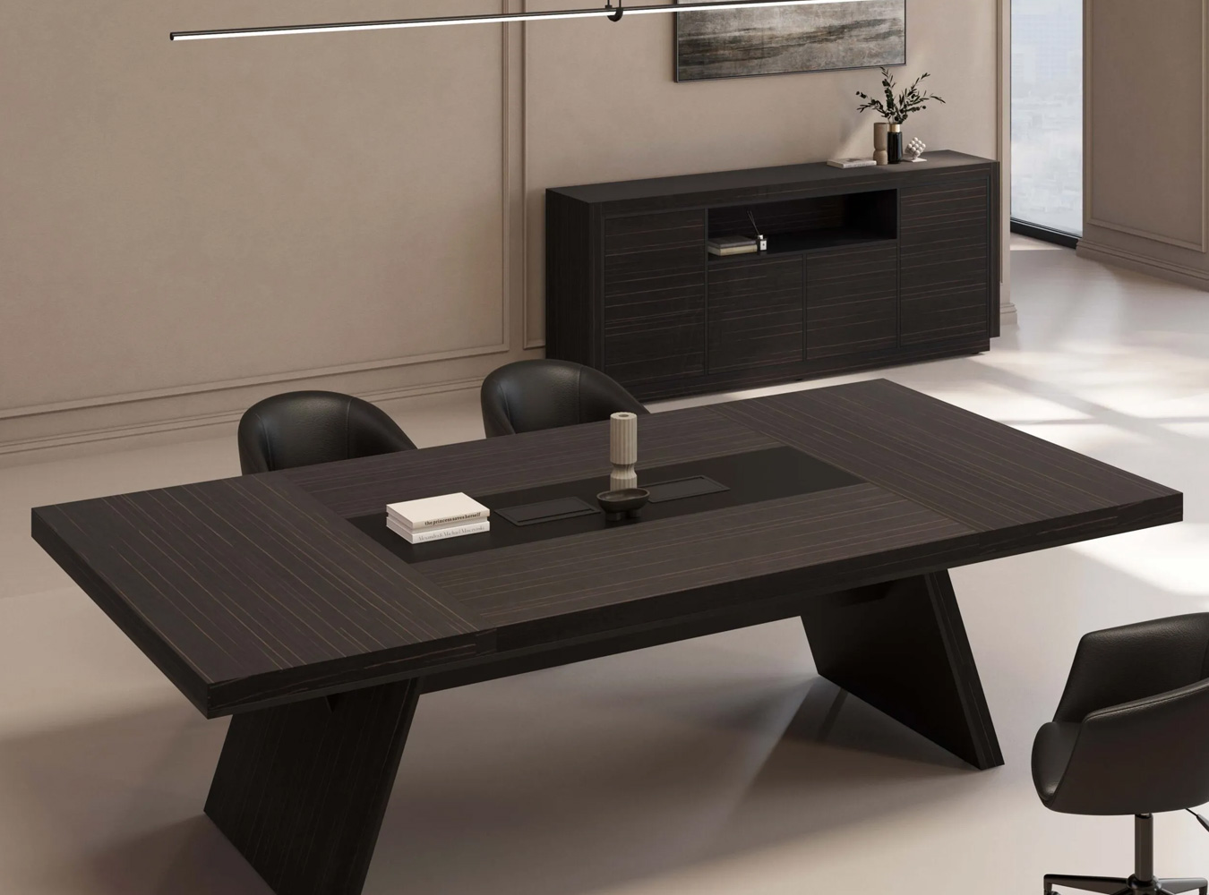 ARTECO 7.8 - Boardroom Table. Elegant and with Generous Space. 1 Boeardroom Meeting Table. Arteco.
