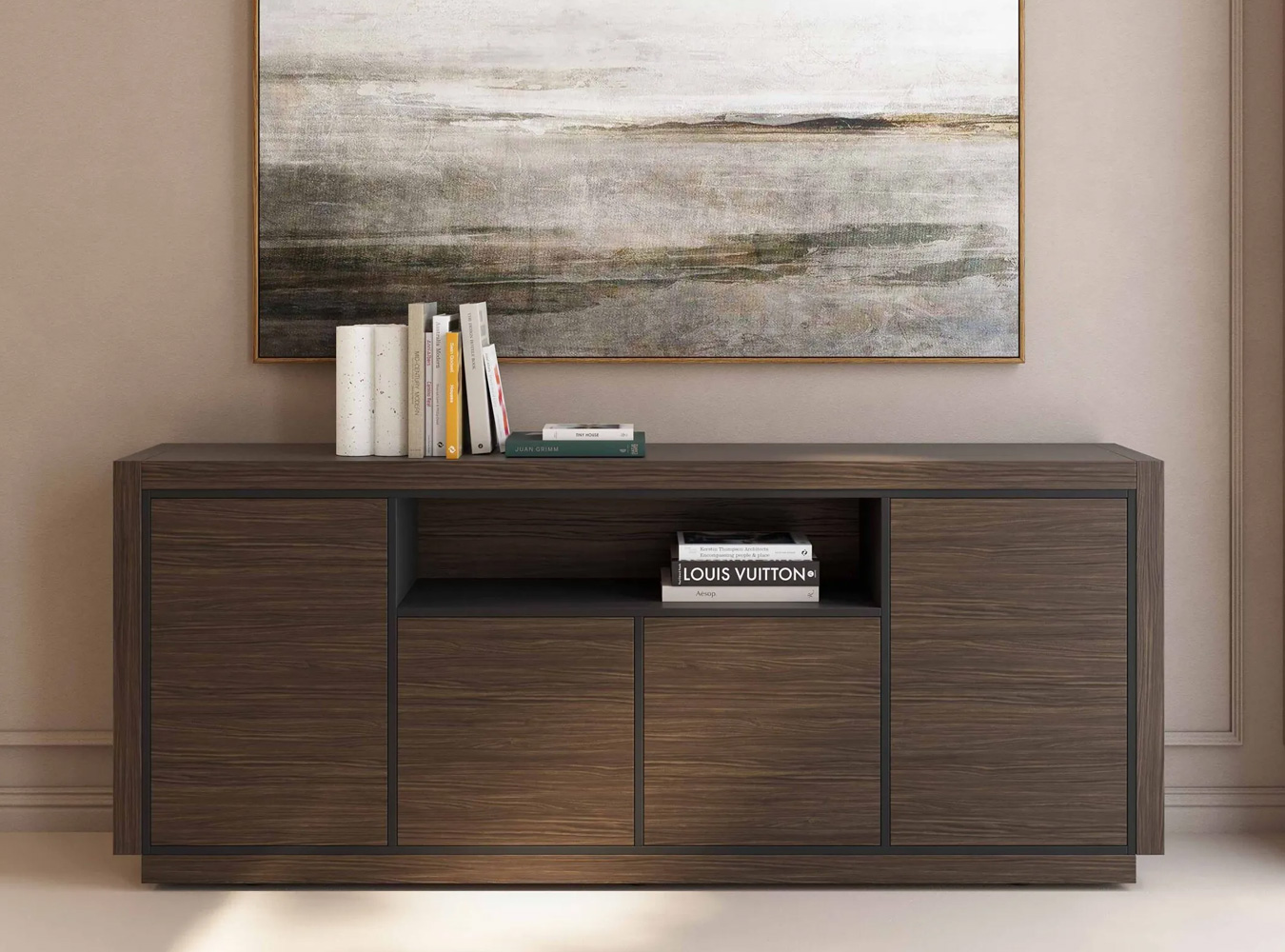ARTECO 7.8 Storage Cabinets. Elegant Look and Generous Space. 1 Executive Office Storage Cabinets. Arteco